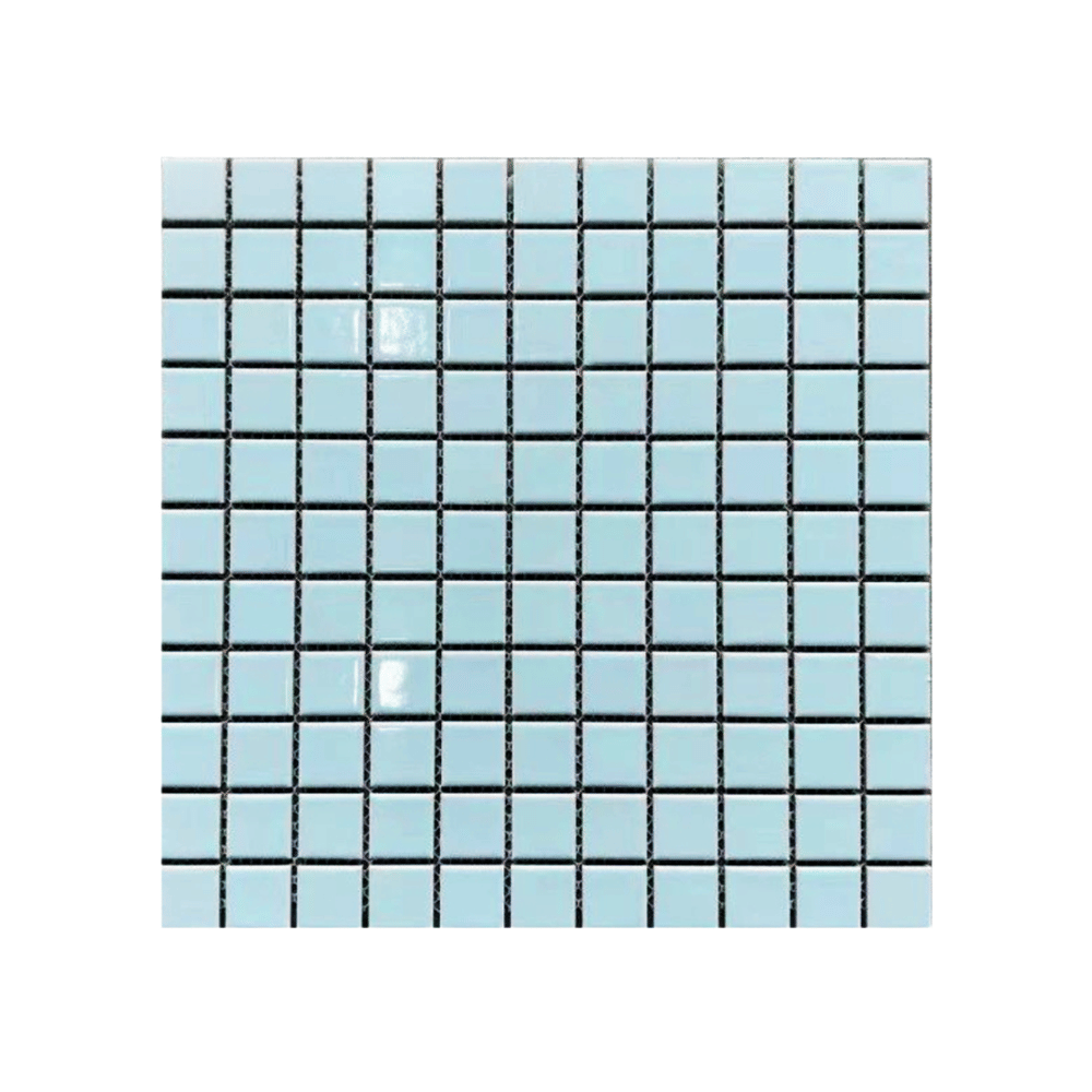 โมเสค TIMELESS TILES รุ่น CLASSIC SQUARE 25 ขนาด 30X30 ซม. สีฟ้าอ่อน ผิวเงา GLOSS LIGHT BLUE โมเสคเซรามิกทรงสี่เหลี่ยมจัตุรัส_0
